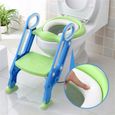 Réducteur de WC bébé enfant Siège de toilette échelle Chaise Step Pot éducatif Bleu-violet VINTEKY®-0