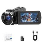 Caméscope 4K Campark 48 MP HD Caméra Vidéo Vlogging Double Objectif Camescope Numérique avec 3"Écran