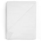 AMAZINGGIRL Drap Plat Blanc Lot de 2: 200 x 220 cm - Draps de lit 100% Coton, Qualité Hôtelière, Doux et Respirant Couverture 125 g-m²