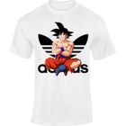 T-Shirt Homme Personnalisé Dragon Ball Z - KDO02 - Blanc - Manches Courtes - Col Classique