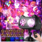 Projecteur LED Noël NACATIN - 72 motifs + 10 vagues d'eau - Télécommande - Étanche IP65 - Extérieur/Intérieur