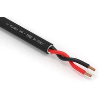 Ricable Custom U40/20 Cable dEnceinte 20m 2 x 4 mm² pour Hi-FI Audio Haut-Parleur en cuivre OFC