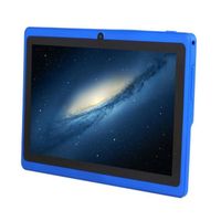 Tablette PC Android Quad-core 7 pouces - Écran HD - 512 Mo + 4 Go - Caméra 2.0MP - Bleu