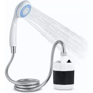 Pommeau De Douche Portable 5L/min Pour Camping, Extérieur - Pompe à Eau Manuelle - Neuf, Garantie 3 Ans