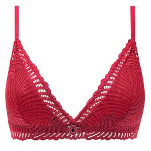 Soutien-gorge Corbeille Rembourré Rose Avec Noeud Noir - Taille 90C - Marque SANS ELLE - Neuf Sans étiquettes