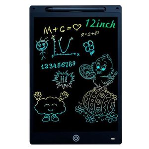 ARDOISE ENFANT Couleurs Noir-HEISIEM-Tablette d'écriture LCD colorée pour enfants et adultes, ardoise à dessin, planche à de