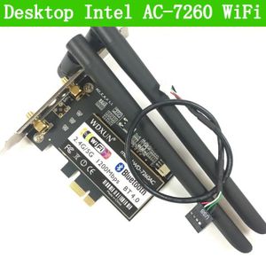 Acheter Carte réseau WiFi PCI-E sans fil double bande PDTO 2,4 G/5 GHz 1200  Mbps pour ordinateur de bureau