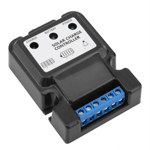 Contrôleur de charge de régulateur de batterie de panneau solaire PWM 10A 5S6V //