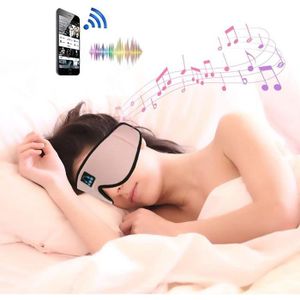 Chenfec casque de sommeil, masque de sommeil casque musical bluetooth 5. 0  sans fil avec ultra-fins hd stéréo haut-parleurs, anti bruit sommeil