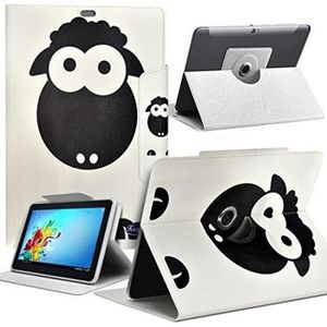 Etui rigide Housse pour Tablette Archos 97 C Platinum Protection universelle en simili cuir Sac Fonction support rotatif à 360 ° choix de couleurs 