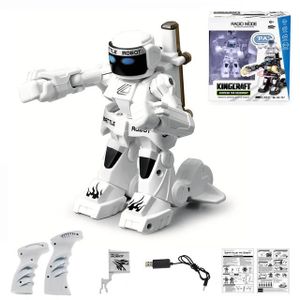 ROBOT - ANIMAL ANIMÉ Blanc - Robot de combat télécommandé 2.4G, jouets 