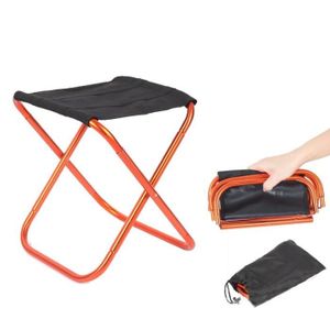 CHAISE DE CAMPING Tabouret de camping - AZWIX - pliable, portable - mini chaise extérieure - idéal pour la pêche, le camping, les voyages, etc.