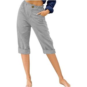 Dresstells pantalon femme grande taille coton pantalon large femme taille  haute élastique pantalon imprimé femme-Gris Gris Gris - Cdiscount  Prêt-à-Porter