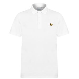 POLO Polo homme Lyle and Scott Sport Core - Blanc - Manches courtes - Col polo