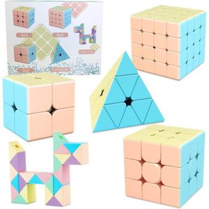 CASSE-TÊTE TUNJILOOL MOYU Set de 5 MOYU Cubes de Vitesse Magi