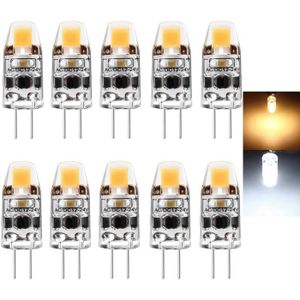 AMPOULE - LED Pack de 10 Ampoules Led Cob G4 - AC-DC - 12 V - Angle d'éclairage 360° - Double Pin Gu4 Jc RV - 10 W 20 W 30 W - Halogène - [D10324]
