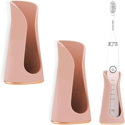 Porte-brosse à dents électrique - Ulisem - Blanc - 4 trous - Sans Porte-brosse à dents électrique - Ulisem - Blanc - 4 trous - Sans