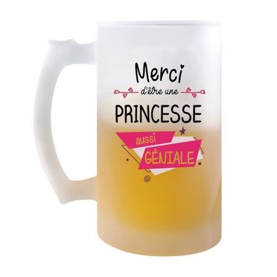 Chope à Bière Petit Poussin D’amour - Verre Givré 470 Ml, Cadeau Couple Saint-Valentin, Humour, Imprimé En France - 7