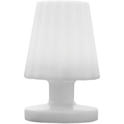 Mini Lampe à Poser Sans Fil LED Lady Mini Blanc Polyéthylène H22cm -  Eclairage extérieur et accessoire BUT