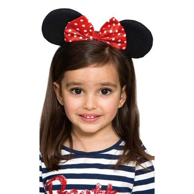 HENBRANDT Lot de 2 oreilles de souris noires pour adultes/enfants - Accessoire de fête - Décoration de fête - Noir