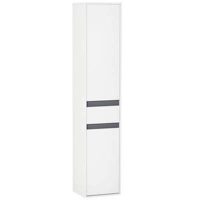 Badplaats Armoire De Rangement Colonne 150cm Chêne - Meuble Haut Placard Salle De Bain