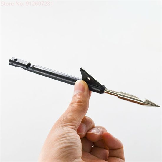 Flèches De Pêche à L’arc HNZMDY – 6,8″ Alu + Acier Pour Arbalète Et Pistolet – Lot 6/12/24