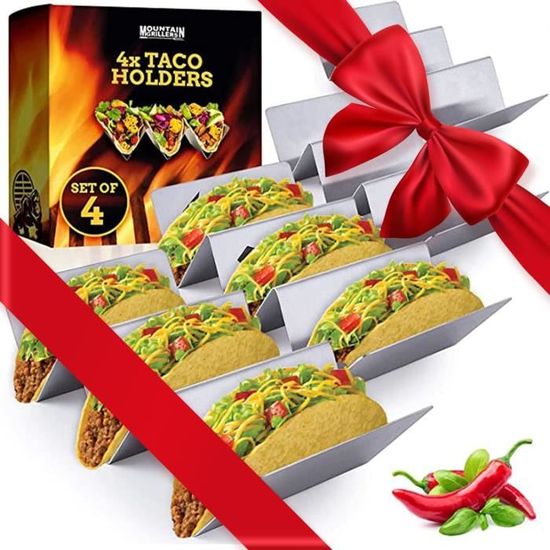 Porte-tacos Support à Crêpes à Tacos Mexicain de Restaurant en Acier Porte-tacos Support à Crêpes à Tacos Mexicain de Restaurant en Acier