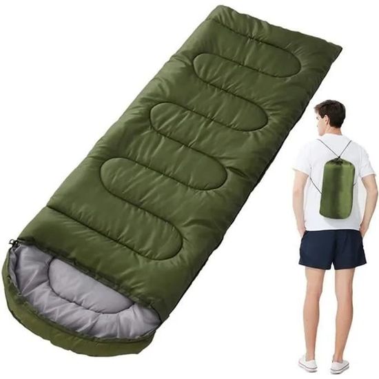 Sac De Couchage Naturehike N002-D7 Gris – Ultra Léger 200x80cm – Doublure Camping
