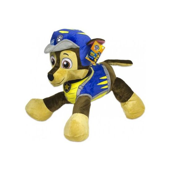 Junior Toys Peluche Chase – La Pat' Patrouille – Chiot De 28 Cm – Officiel – Ultra Doux – Dès 0 An