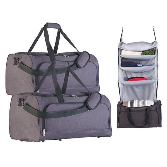 Organiseur de sac,Sac à dos de Yoga léger,séparation sèche et humide, organisateur de voyage,sac de voyage pliable- Black[C8298]