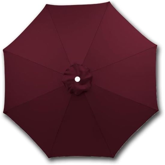 Toile De Remplacement Pour Parasol - Housse De 2 à 3m Pour 6 Ou 8 Baleines, Polyester Imperméable UV50+