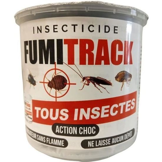 Fumigène insecticide choc anti punaises de lit, blattes,cafards, puces ...