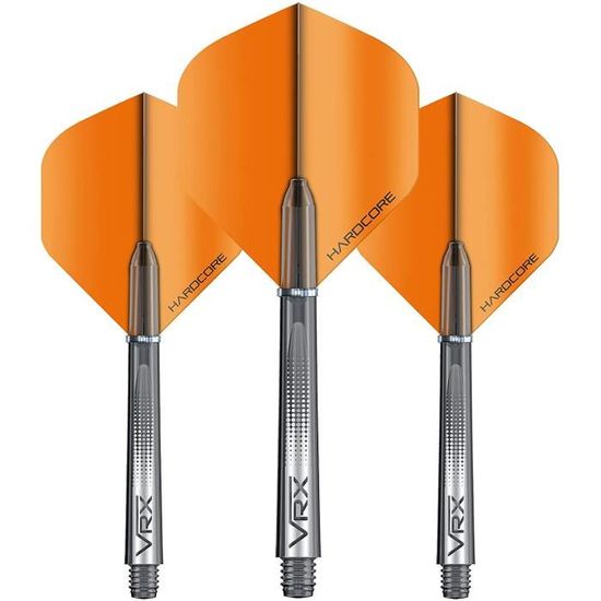 24 Tiges De Fléchettes GOBIWM Avec Ailettes Intégrées - Plastique Transparent, 6 Couleurs