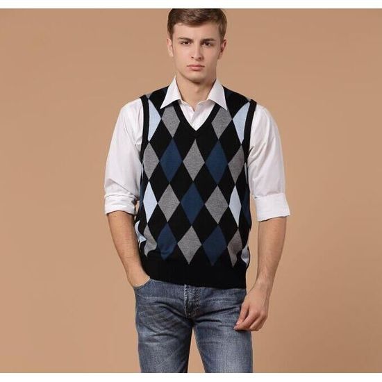 Gilet De Costume Vert D'eau Uni Avec Coupe Droite Col V Et Sans