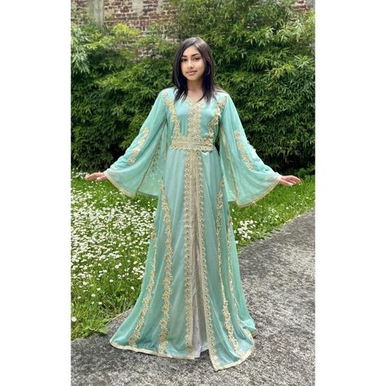 Robe Aid Djellaba Aid Caftan Enfant Fille Takchita Abaya Robe
