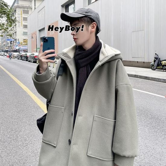 Caban capuche homme online