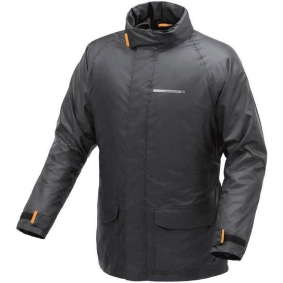 Veste De Pluie Tucano Urbano Diluvio Day Noir - Équipement Route Sur La