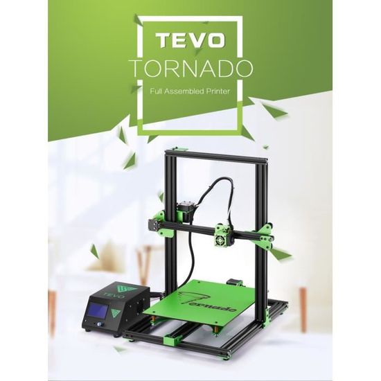 TEVO Tornado Imprimante 3D Plupart Assemblé Cadre Aluminium 150mm/s 300 x 300 x 400mm avec Bowden Titan Extrudeur Lit de chaleur