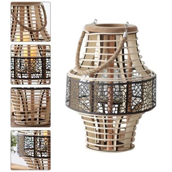 Lanterne de la lanterne décorative de 1 pc bougeoir - chandelier bougeoir - photophore - bougie - senteur