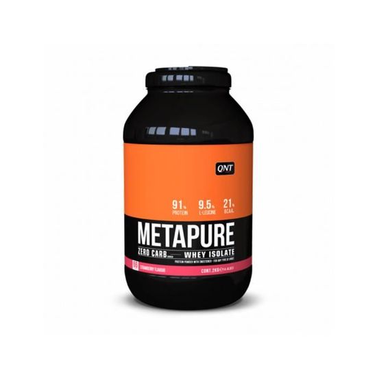 Metapure whey protein isolate (2kg)| Whey Isolate|Fraise|QNT aise