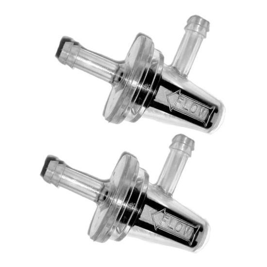 Filtres à Essence En Ligne - 2 Pièces - Compatible 6mm & 8mm - Pour Moto, Tondeuse, Petits Moteurs