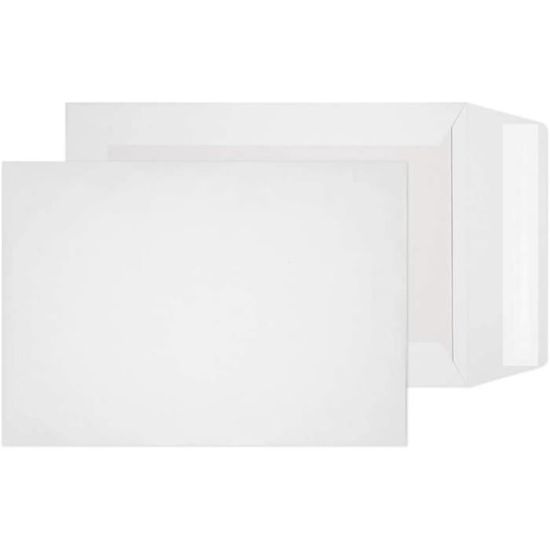 Lot De 50 Enveloppes C5 Autocollantes - Format 229 X 162 Mm, Papier 100 G/m² - Blanc, Pour Courrier Professionnel Ou Personnel