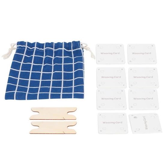 Acheter Carte De Tissage De Tablette De 60 Pièces, Accessoires De Couture Pour Métier à Tisser Ou Métier à Tisser, Artisanat De Tricot Pratique