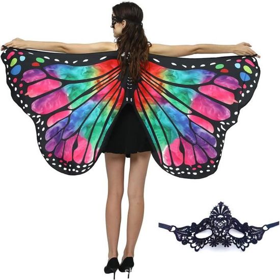 Robe de papillon avec ailes bleues - Déguisement fille