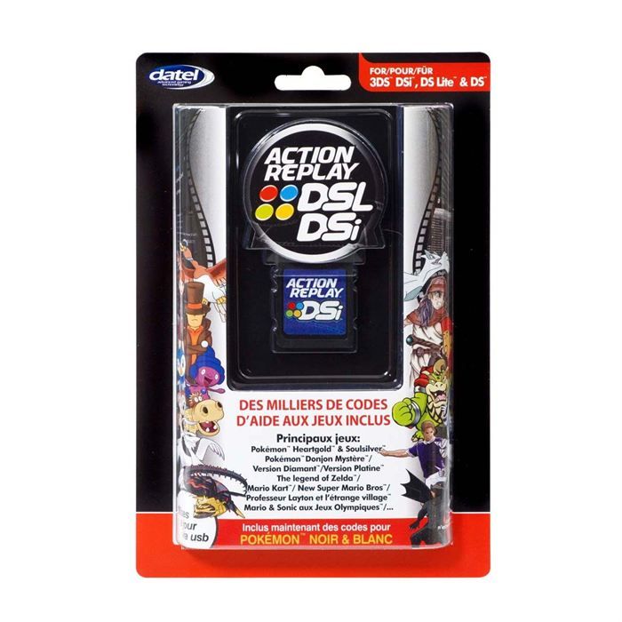 ACTION REPLAY POUR 3DS COMPATIBLE DSI ET DSLITE