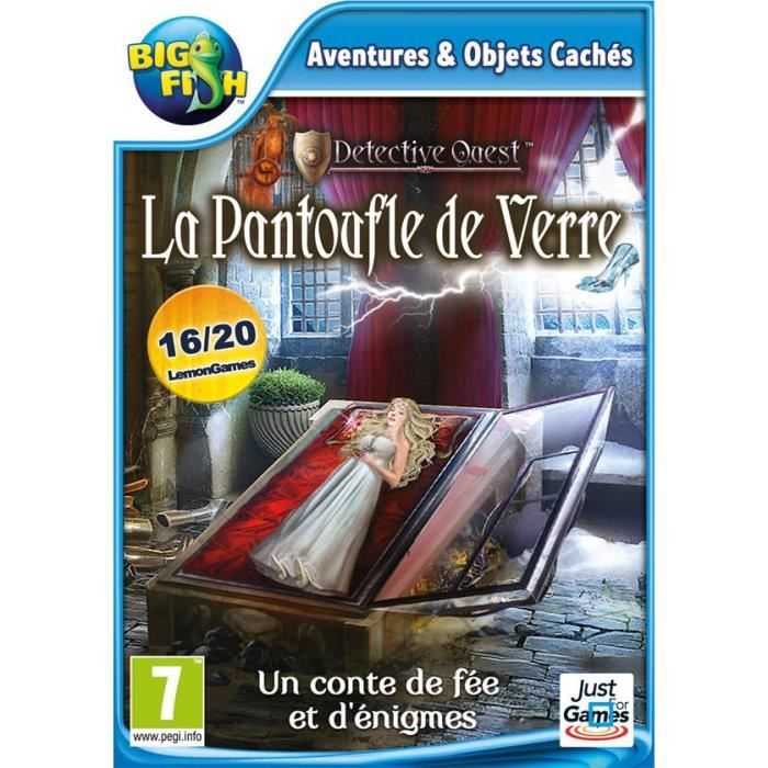 Just For Games Detective Quest La Pantoufle De Verre Coll Jeu PC
