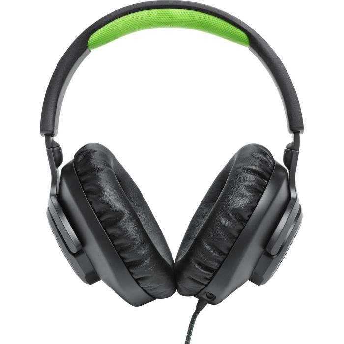 Casque-Micro Gaming - JBL - Quantum 100 Xbox - Filaire - Multiplateforme - Noir / Vert