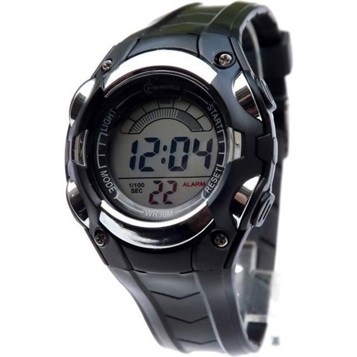 Montre Enfant digital quartz Etanche Chrono