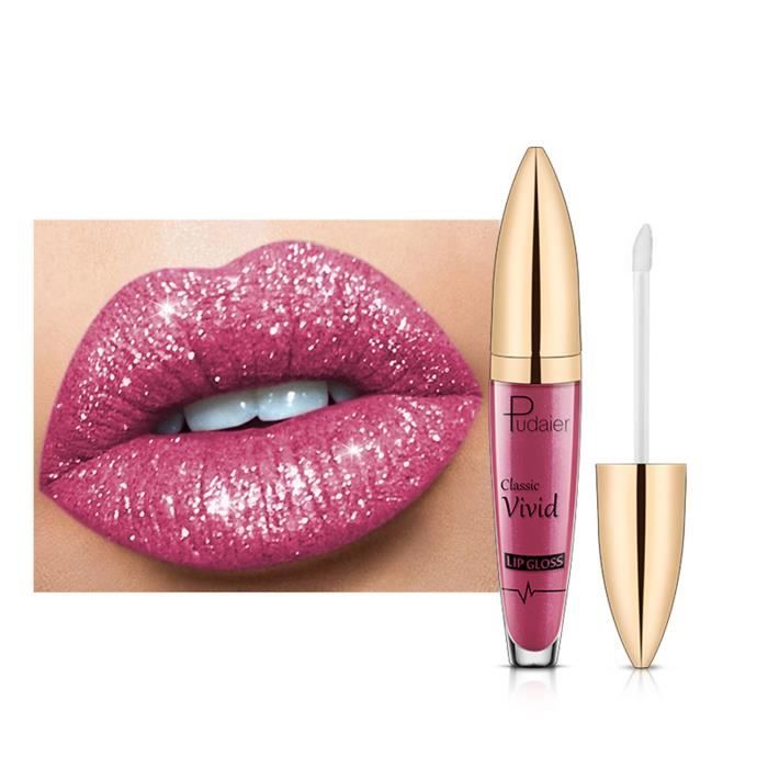 Diamond 18 Color Glitter Lipgloss Lipstick Rouge à lèvres liquide brillant mat 5ML LFY201117210F_Ion
