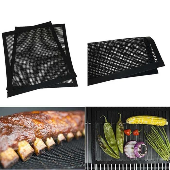 zoeyy® 1 Pcs Tapis Grille Barbecue Anti-adhésif Réutilisable,Tapis de cuisson pour Yaourtières Compatible Fonctionne Bien